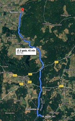 Wypożyczalnia rowerów w Pałacu w Runowie