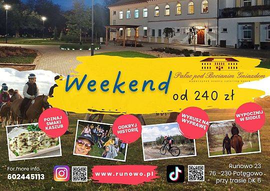 Weekend nie tylko w siodle od 240 zł